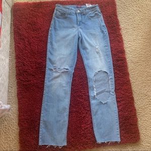 NYDJ ripped boyfriend jeans